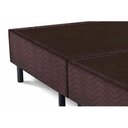 Ver imagem 3 de Cama Box Base Viúva Universal Suede Brown (128x188x20) - Costa Rica