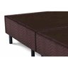 Cama Box Base Viúva Universal Suede Brown (128x188x20) - Costa Rica - 3