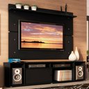 Ver imagem 1 de Rack Madesa Cancun e Painel para TV até 65 Polegadas Preto Cor:Preto
