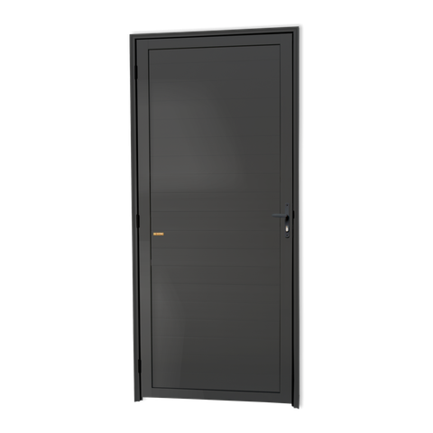 Porta Alumínio Lambril D.Cinza 70 Brimak