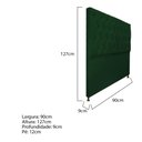 Ver imagem 3 de Cabeceira Sofia 90cm Verde