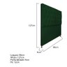 Cabeceira Sofia 90cm Verde - 3