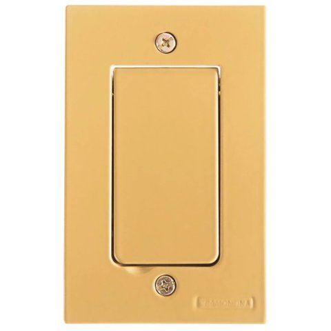 Tampa 1 Posto 4x2 Modular Dourada - 26121212 - Tramontina Tampa 1 Posto 4x2 P/ Piso Mod Dourada - 26