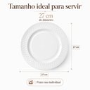 Ver imagem 2 de Prato Raso Divine 27cm Opaline Hauskraft