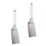 Kit 2 Espátula Curva para Chapeiro Chapa Hambúrguer Lanche Restaurante Lanchonete Profissional - 1