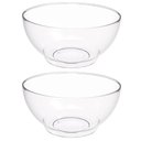 Ver imagem 1 de Kit 2 Tigelas 3,1l Transparente Redondas 23x10cm Salada Sobr