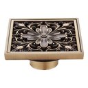 Ver imagem 1 de Ralo Bronze Antigo Quadrado Grelha 10x10 Anti Odor Retrô