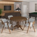 Ver imagem 7 de Conjunto Mesa de Jogos Carteado Bellagio Tampo Reversível Verde e 4 Cadeiras Madeira Poker Base Estr
