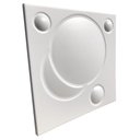 Ver imagem 5 de Forma 3D Gesso e Cimento ABS 1mm - Eclipse 30x30 cm