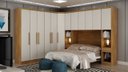Ver imagem 1 de Modulado Casal Completo 6 Portas 8 Gavetas - Linea-cumaru/fendi - Móveis Novo Horizonte