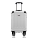 Ver imagem 1 de Mala de Viagem Bordo Rígida em Abs Cadeado Segredo Rodas Duplas 360º Gladiador A5mb Tamanho Pp:branc