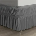 Ver imagem 4 de Saia para Cama Box Casal King Chumbo Malha Elástica Dupla