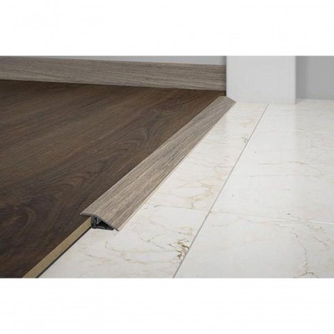 Perfil Redutor Tecno N18 Retangular 18mm Natural para Residencial Amadeirado Eucafloor