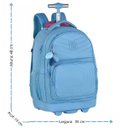 Ver imagem 2 de Mochila Escolar de Rodinhas Rebecca Bonbon Rb24673 Azul