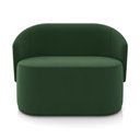 Ver imagem 5 de Sofá 2 Lugares Namoradeira Orgânica para Sala Malu Veludo Verde M11 - D’Rossi