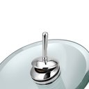 Ver imagem 3 de Torneira Vidro Misturador Monocomando Banheiro Cascata:prateado/cromado