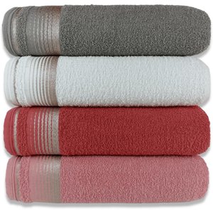 Kit com 4 Toalhas de Banho Luxury Soft Beka 360 G/m² Beka B