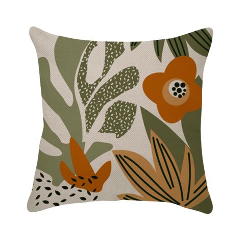 Capa de Almofada Costela Laranja 43x43cm