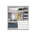 Ver imagem 2 de Guarda-Roupa Casal com Espelho 2 Portas de Correr Madrid