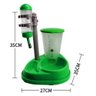 Bebedouro Comedouro Automático Cachorro Cães Gatos Lambe Bilha Verde - 2