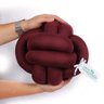 Almofada para Cama Nó Escandinavo Marsala, Rosa e Rosê 3 Unidades - 9