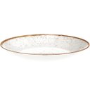 Ver imagem 1 de Conjunto 6 Pratos Tramontina de Porcelana Rústicos Fundos Decorados 22cm Cada Marrons