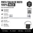 Ver imagem 3 de Porta Toalha de Rosto Adesivo Autocolante Branco Df