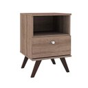 Ver imagem 2 de Mesa de Cabeceira 1 Gaveta RT 3019 Marrom