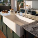 Ver imagem 4 de Cuba Akkor Farm Sink 55cm Estilo Fazenda para Cozinha em Ssm sem Emendas, Antibacteriana, 10 Anos de