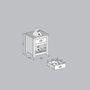 Ver imagem 4 de Mesa de Cabeceira Madeira Maciça Boho Rústica Mesinha Quarto:freijo