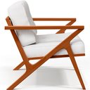 Ver imagem 6 de Poltrona Decorativa Sala de Estar com Cintas de Corano Laís B04 Facto Branco - Lyam Decor
