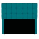 Ver imagem 4 de Cabeceira Estofada Manchester 160 Cm Queen Size Suede - Doce Sonho Móveis Cor Azul Turquesa