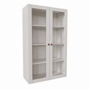 Ver imagem 2 de Armário Aéreo Planejado 2 Portas 135cm com Porta de Vidro Arizona CabeCasa MadeiraOriginals Branco