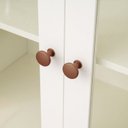 Ver imagem 7 de Armário Aéreo Planejado 2 Portas 135cm com Porta de Vidro Arizona CabeCasa MadeiraOriginals Branco