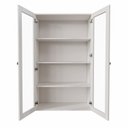 Ver imagem 4 de Armário Aéreo Planejado 2 Portas 135cm com Porta de Vidro Arizona CabeCasa MadeiraOriginals Branco