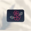 Ver imagem 3 de Tapete Porta ou Banheiro Floral 70x50cm Artesanal