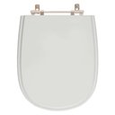 Ver imagem 1 de Assento Sanitário Tampa de Vaso Madeira Mdf Laqueado Paris para Bacia Ideal Standard - Cinza Claro