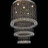 Lustre Cristal Sofisticado Alto Brilho Luxuoso Base Inox - 2