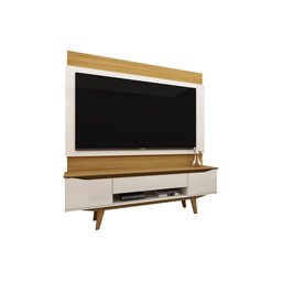 Rack Com Painel Para Sala ou Quarto e TV de Até 70" Com 1 Gaveta e 2 Portas 1,80m Camaru com - 1