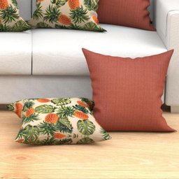 Capa de Almofada Grande Albany 4 Unidades 60cm x 60cm Tecido Jacquard - 5