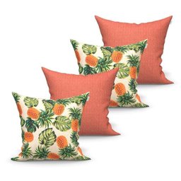 Capa de Almofada Grande Albany 4 Unidades 60cm x 60cm Tecido Jacquard - 1