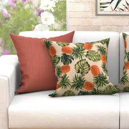 Capa de Almofada Grande Albany 4 Unidades 60cm x 60cm Tecido Jacquard - 4