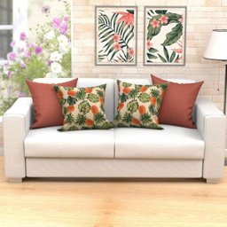 Capa de Almofada Grande Albany 4 Unidades 60cm x 60cm Tecido Jacquard - 2