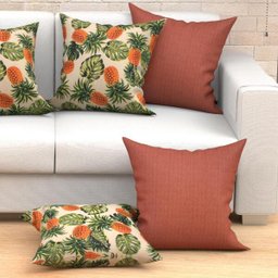 Capa de Almofada Grande Albany 4 Unidades 60cm x 60cm Tecido Jacquard - 3