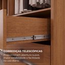 Ver imagem 3 de Guarda-Roupa Casal com Espelho 6 Portas e 4 Gavetas Multimóveis Crnvh-GRP141 Cinamomo/Bege