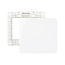 Ver imagem 1 de Placa Cega com Suporte Margirius B3 4x4 Branca