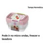 Kit com 4 Potes Herméticos para Comida de Criança Bebê - 3