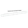 Anteparo Frontal Fit 090 Branco para Bandeja Gondola Kit 5 - 2