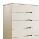 Ver imagem 4 de Cômoda para Quarto 6 Gavetas Sevilha Made Marcs Off White