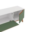 Ver imagem 4 de Rack Kappesberg 3 Portas Branco/verde 218cm